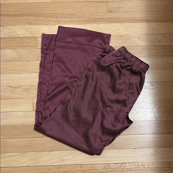 Victoria's Secret Burgundy and Pink Striped Satin Pajamas
Size medium - Picture 2 of 9